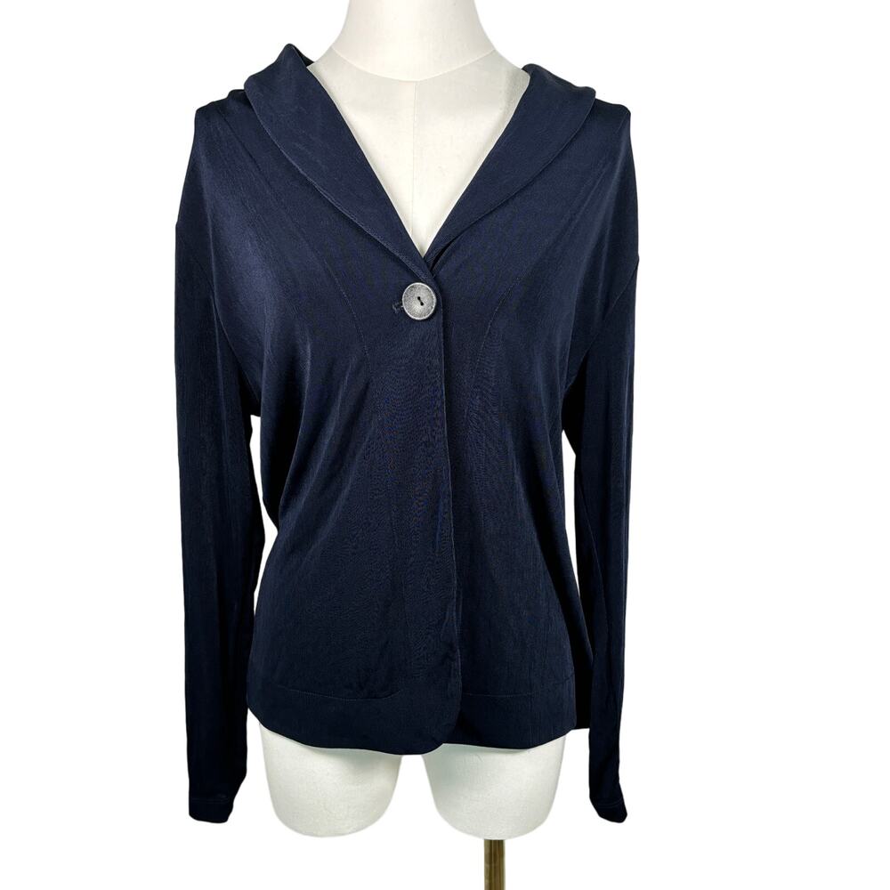 NWT Chico’s Black Soft Knit Jacket with Shawl Collar
